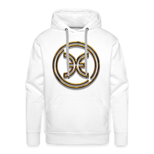 Load image into Gallery viewer, Pisces 3D Gold Men’s Premium Hoodie - white