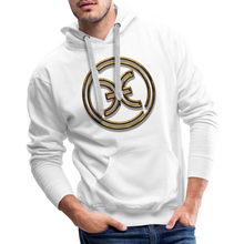 Load image into Gallery viewer, Pisces 3D Gold Men’s Premium Hoodie - white