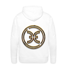 Load image into Gallery viewer, Pisces 3D Gold Men’s Premium Hoodie - white