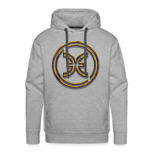 Load image into Gallery viewer, Pisces 3D Gold Men’s Premium Hoodie - heather grey