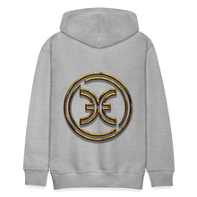 Load image into Gallery viewer, Pisces 3D Gold Men’s Premium Hoodie - heather grey