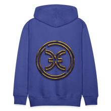 Load image into Gallery viewer, Pisces 3D Gold Men’s Premium Hoodie - royal blue