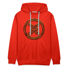 Load image into Gallery viewer, Pisces 3D Gold Men’s Premium Hoodie - red