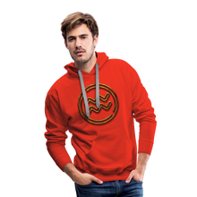 Load image into Gallery viewer, Aquarius 3D Gold Men’s Premium Hoodie - red