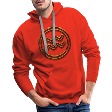 Load image into Gallery viewer, Aquarius 3D Gold Men’s Premium Hoodie - red