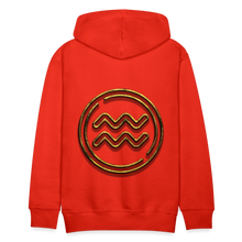 Load image into Gallery viewer, Aquarius 3D Gold Men’s Premium Hoodie - red