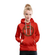 Load image into Gallery viewer, Aries 3D Gold Women’s Premium Hoodie - red