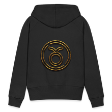 Load image into Gallery viewer, Taurus 3D Gold Women’s Premium Hoodie - black