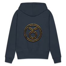 Load image into Gallery viewer, Taurus 3D Gold Women’s Premium Hoodie - navy