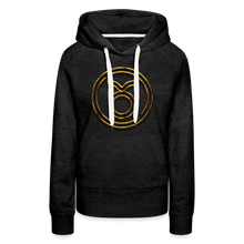 Load image into Gallery viewer, Taurus 3D Gold Women’s Premium Hoodie - charcoal grey