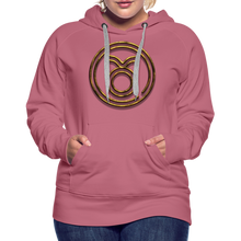 Load image into Gallery viewer, Taurus 3D Gold Women’s Premium Hoodie - mauve