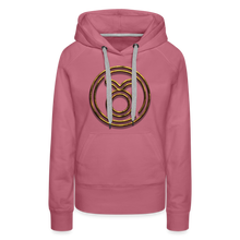 Load image into Gallery viewer, Taurus 3D Gold Women’s Premium Hoodie - mauve