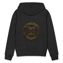 Load image into Gallery viewer, Gemini 3D Gold Women’s Premium Hoodie - black