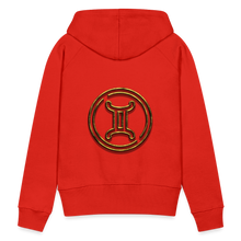 Load image into Gallery viewer, Gemini 3D Gold Women’s Premium Hoodie - red
