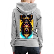 Load image into Gallery viewer, Goddess 1 Women’s Premium Hoodie - heather grey