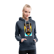Load image into Gallery viewer, Goddess 1 Women’s Premium Hoodie - heather denim