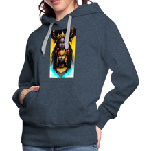 Load image into Gallery viewer, Goddess 1 Women’s Premium Hoodie - heather denim