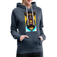 Load image into Gallery viewer, Goddess 1 Women’s Premium Hoodie - heather denim