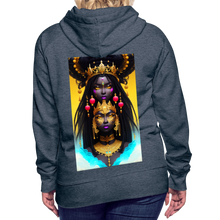 Load image into Gallery viewer, Goddess 1 Women’s Premium Hoodie - heather denim
