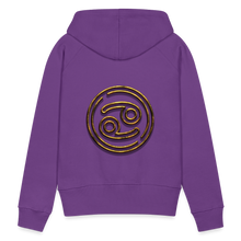 Load image into Gallery viewer, Cancer 3D Gold Women’s Premium Hoodie - purple 