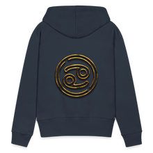 Load image into Gallery viewer, Cancer 3D Gold Women’s Premium Hoodie - navy