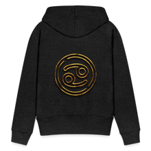 Load image into Gallery viewer, Cancer 3D Gold Women’s Premium Hoodie - charcoal grey