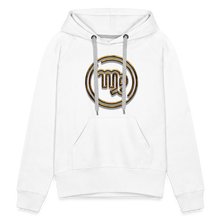 Load image into Gallery viewer, Virgo 3D Gold Women’s Premium Hoodie - white