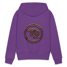 Load image into Gallery viewer, Virgo 3D Gold Women’s Premium Hoodie - purple 