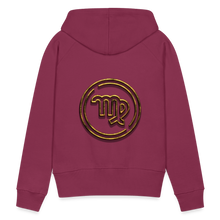 Load image into Gallery viewer, Virgo 3D Gold Women’s Premium Hoodie - burgundy
