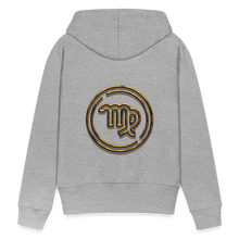 Load image into Gallery viewer, Virgo 3D Gold Women’s Premium Hoodie - heather grey