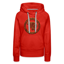 Load image into Gallery viewer, Virgo 3D Gold Women’s Premium Hoodie - red