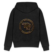 Load image into Gallery viewer, Virgo 3D Gold Women’s Premium Hoodie - charcoal grey