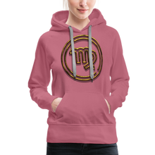 Load image into Gallery viewer, Virgo 3D Gold Women’s Premium Hoodie - mauve