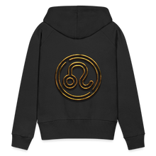 Load image into Gallery viewer, Leo 3D Gold Women’s Premium Hoodie - black