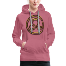 Load image into Gallery viewer, Leo 3D Gold Women’s Premium Hoodie - mauve