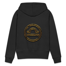 Load image into Gallery viewer, Libra 3D Gold Women’s Premium Hoodie - black