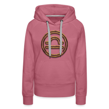 Load image into Gallery viewer, Libra 3D Gold Women’s Premium Hoodie - mauve