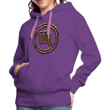 Load image into Gallery viewer, Scorpio 3D Women’s Premium Hoodie - purple 
