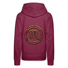 Load image into Gallery viewer, Scorpio 3D Women’s Premium Hoodie - burgundy