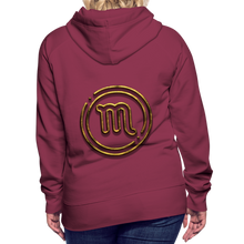 Load image into Gallery viewer, Scorpio 3D Women’s Premium Hoodie - burgundy