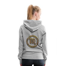 Load image into Gallery viewer, Scorpio 3D Women’s Premium Hoodie - heather grey