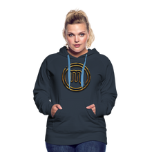 Load image into Gallery viewer, Scorpio 3D Women’s Premium Hoodie - navy