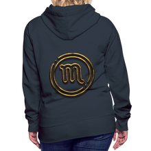 Load image into Gallery viewer, Scorpio 3D Women’s Premium Hoodie - navy