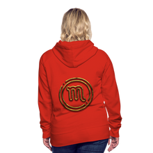 Load image into Gallery viewer, Scorpio 3D Women’s Premium Hoodie - red