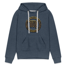 Load image into Gallery viewer, Scorpio 3D Women’s Premium Hoodie - heather denim