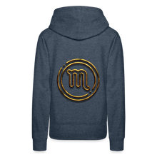Load image into Gallery viewer, Scorpio 3D Women’s Premium Hoodie - heather denim
