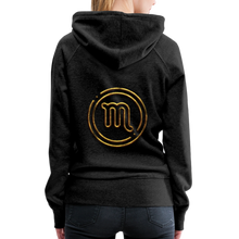 Load image into Gallery viewer, Scorpio 3D Women’s Premium Hoodie - charcoal grey