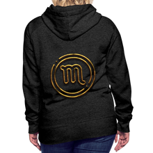 Load image into Gallery viewer, Scorpio 3D Women’s Premium Hoodie - charcoal grey