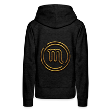 Load image into Gallery viewer, Scorpio 3D Women’s Premium Hoodie - charcoal grey