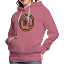Load image into Gallery viewer, Scorpio 3D Women’s Premium Hoodie - mauve